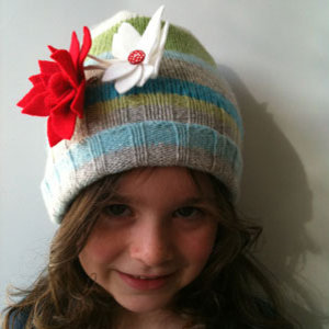 Woolly hat from an old jumper to sew - recycling old clothes - free sewing pattern - sewing patterns for kids - Craft - allaboutyou.com