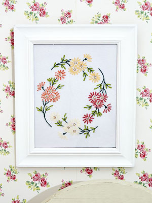 Framed embroidery - Make some framed embroidery - Craft - allaboutyou.com