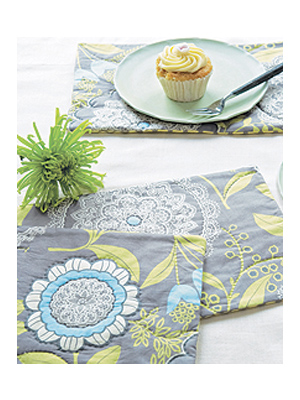 Make pretty placemats - Home makes - Free sewing patterns - Craft - allaboutyou.com