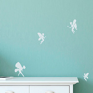 Fairy wall stickers, notonthehighstreet.com - girls bedrooms - childrens bedroom ideas - decorating - homes - allaboutyou.com