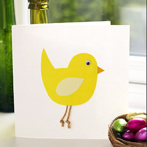 Easter chick card how to make an Easter card craft ideas for Easter allaboutyou.com