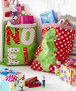 Christmas Santa sacks to sew - Sew Santa's sacks: free sewing pattern - Christmas stockings - Craft - allaboutyou.com