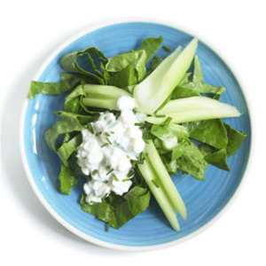 Plate of cottage cheese salad - Crack the 5:2 diet and beat the bulge - Diet&wellbeing - allaboutyou.com