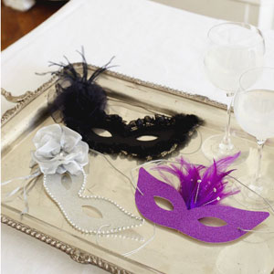 Glamorous party masks to make - Easy craft ideas - Craft - allaboutyou.com