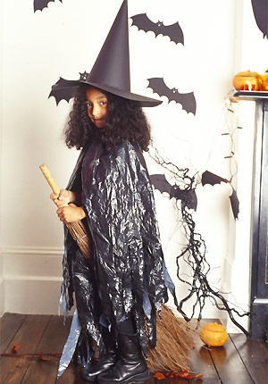 PP child's Halloween witch costume to make - Fashion makes - Craft - allaboutyou.com