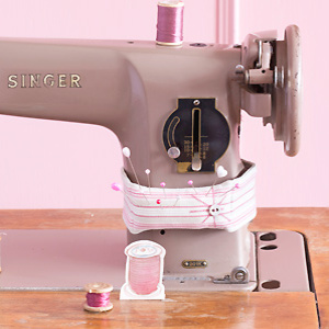 PR sew a sewing machine pincushion