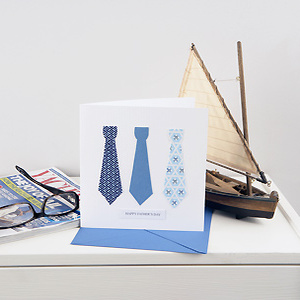 PP ties card to make -  - Make your own Father's Day cards - Craft - allaboutyou.com