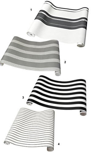 Stripes wallpapers - hallway ideas