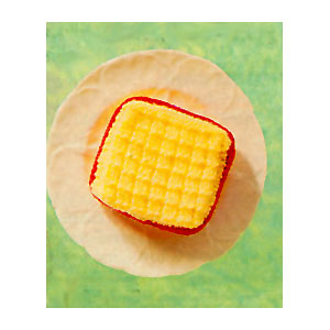 knitted cakes: waffle