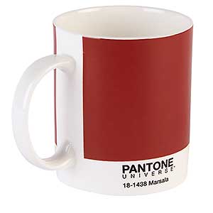 Warm up your room decor with Pantone's colour of 2015 - and buy the mug! Find more unusual Christmas tree decorations and home decor ideas at allaboutyou.com: homes and UK decor, fashion, beauty, food and UK recipes, travel, health and more.