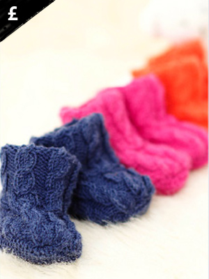 PR knit Sublime baby cable socks - Knitting patterns - Craft - allaboutyou.com
