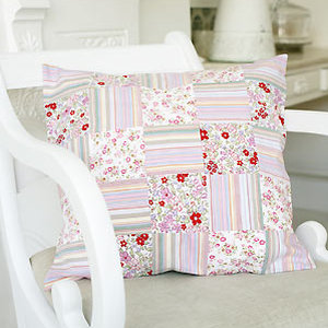 Patchwork cushion cover free cushion cover sewing pattern allaboutyou.com