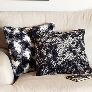 Faux fur cushion covers - free sewing patterns - craft - allaboutyou.com
